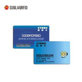China High-End Contact Smart IC Card for Pre-Paid Gas/Water/Power Card supplier