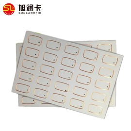 China Customized size rfid chip and antenna coil inlay for smart card supplier