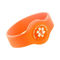 OEM colorful passive rfid silicone rubber wristband for Access Control supplier